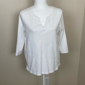 Orvis Ladies' Classic Collection 3/4‎ sleeve Tee Shirt Size Medium (E12)